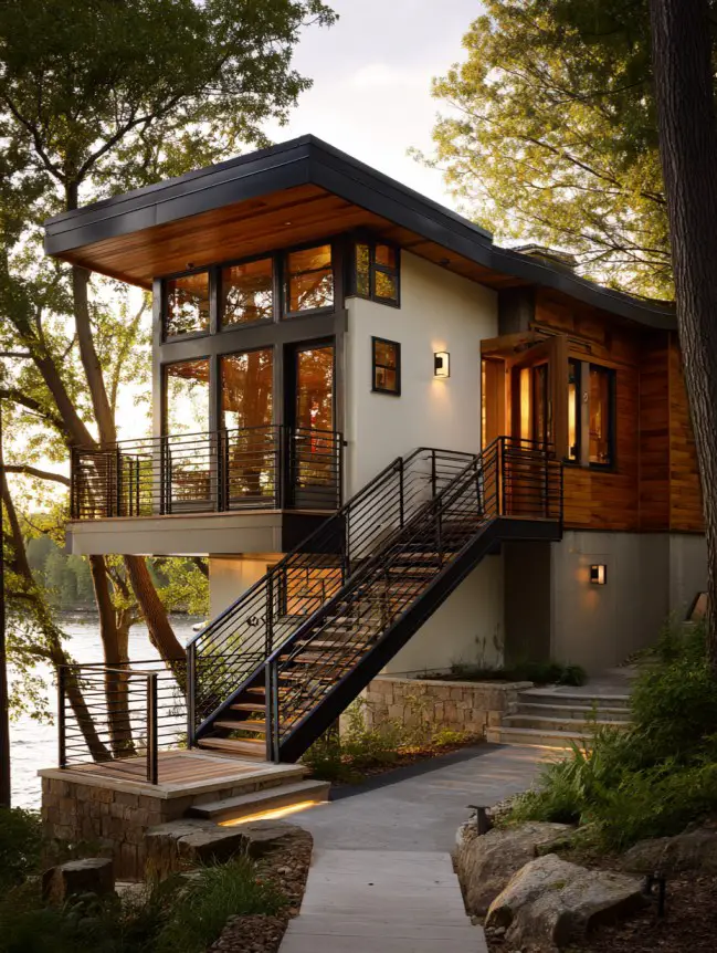 modern cottage lake house ideas