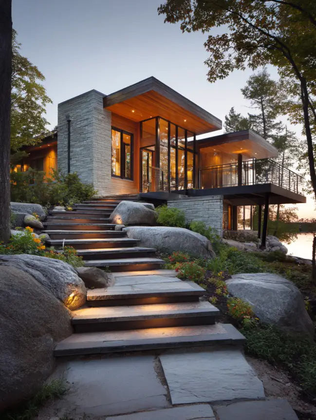 modern cottage lake house ideas