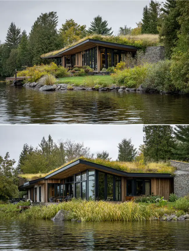 modern cottage lake house ideas