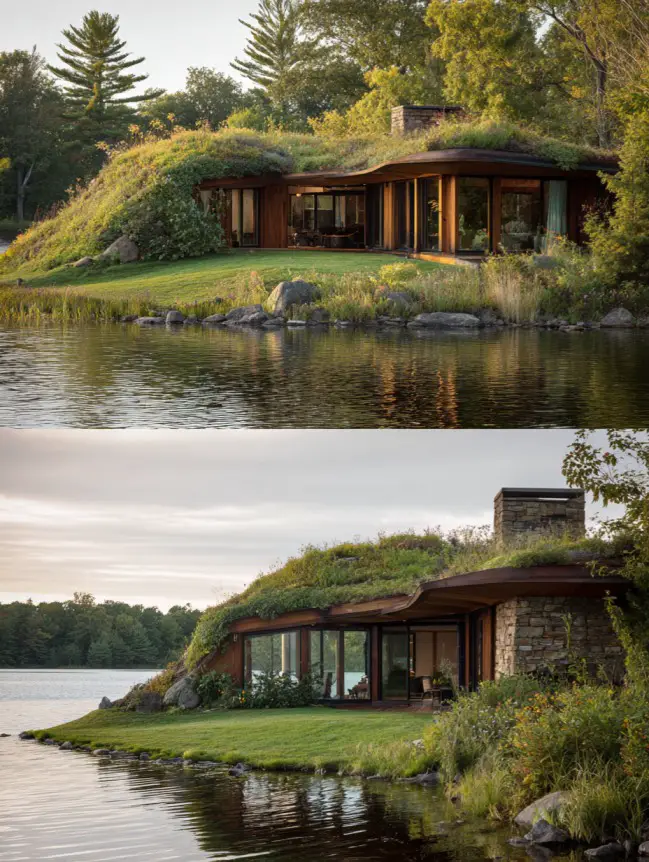 modern cottage lake house ideas