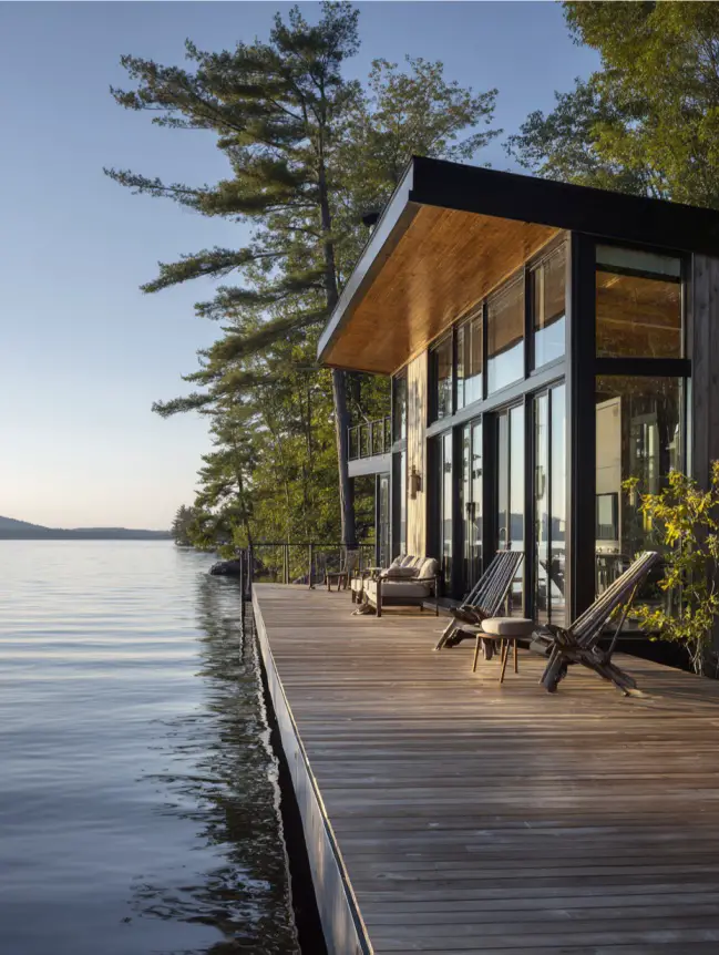 modern cottage lake house ideas