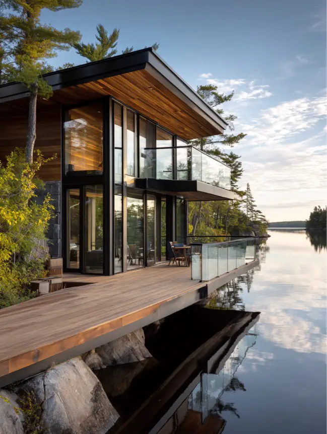 modern cottage lake house ideas