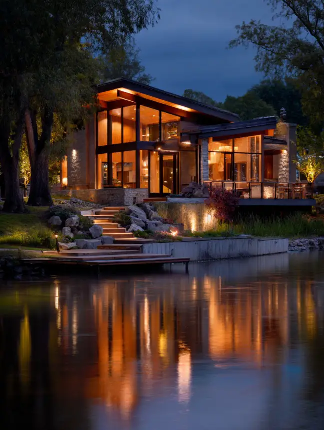 modern cottage lake house ideas