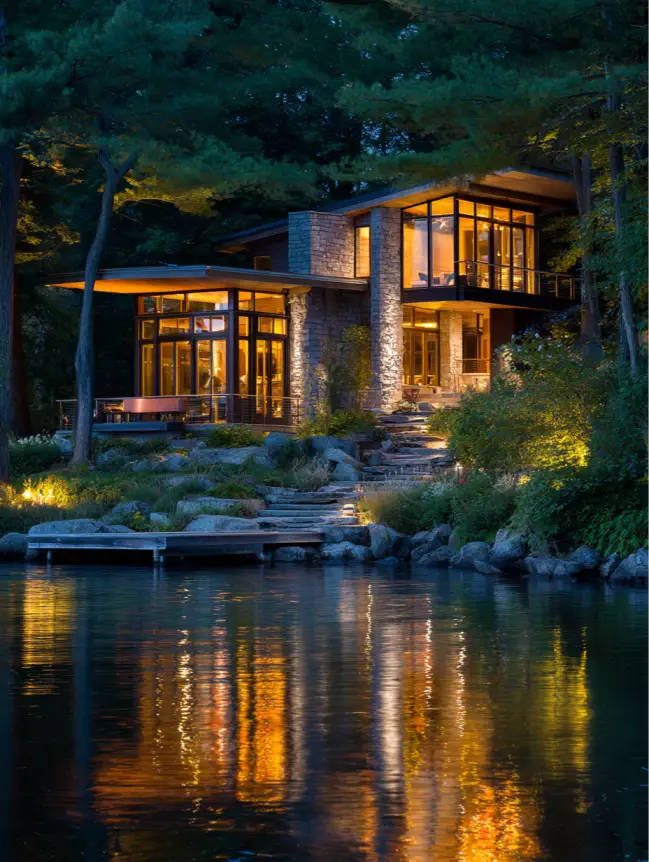 modern cottage lake house ideas