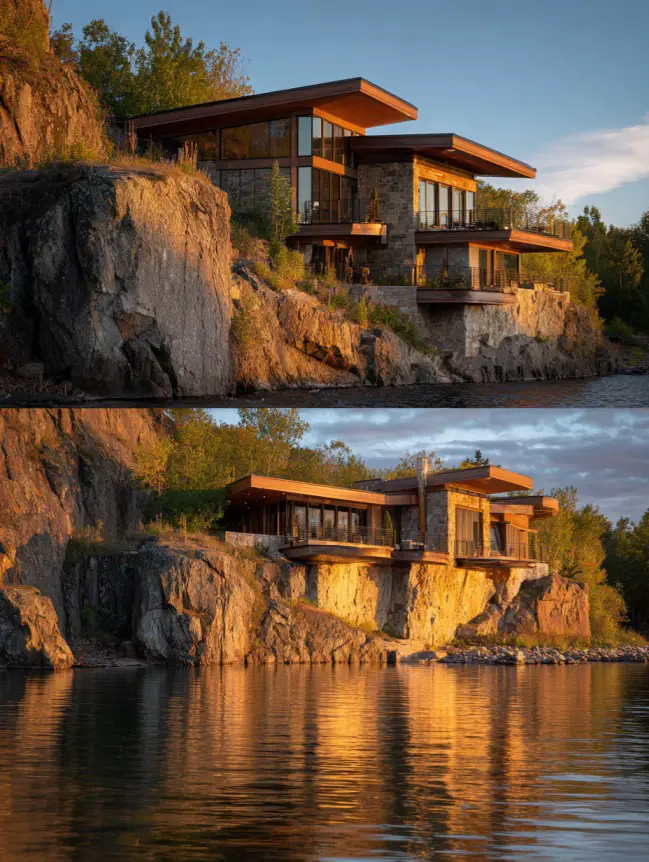 modern cottage lake house ideas