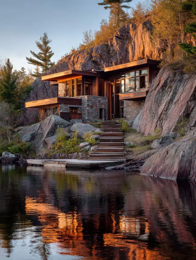 modern cottage lake house ideas