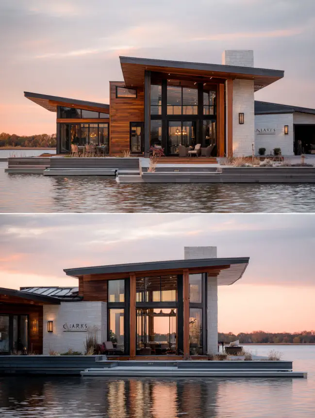 modern cottage lake house ideas