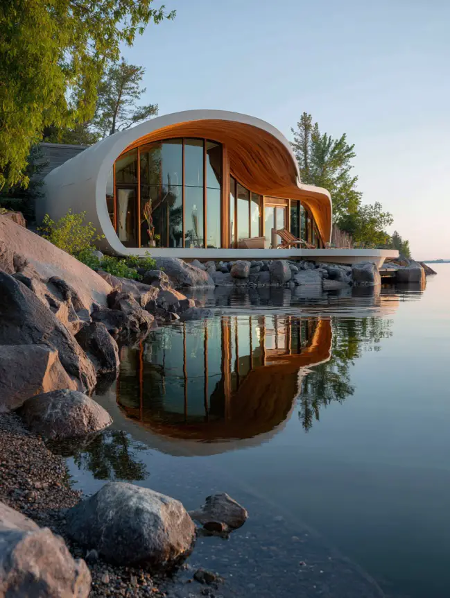 modern cottage lake house ideas