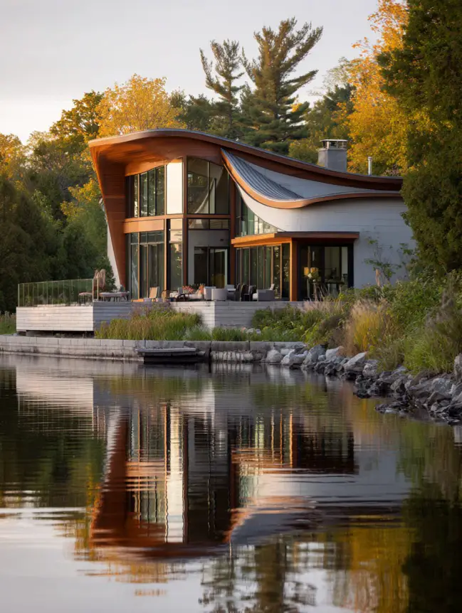 modern cottage lake house ideas