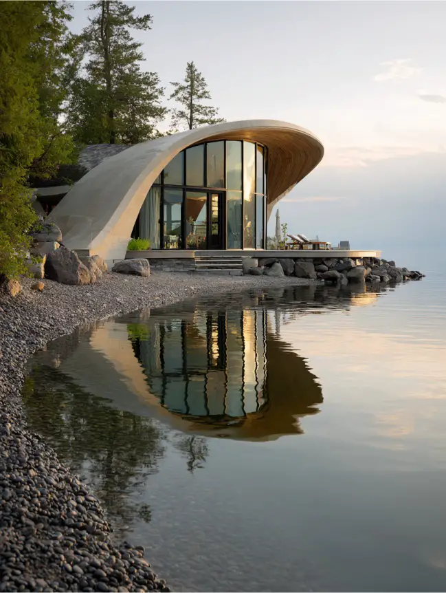 modern cottage lake house ideas