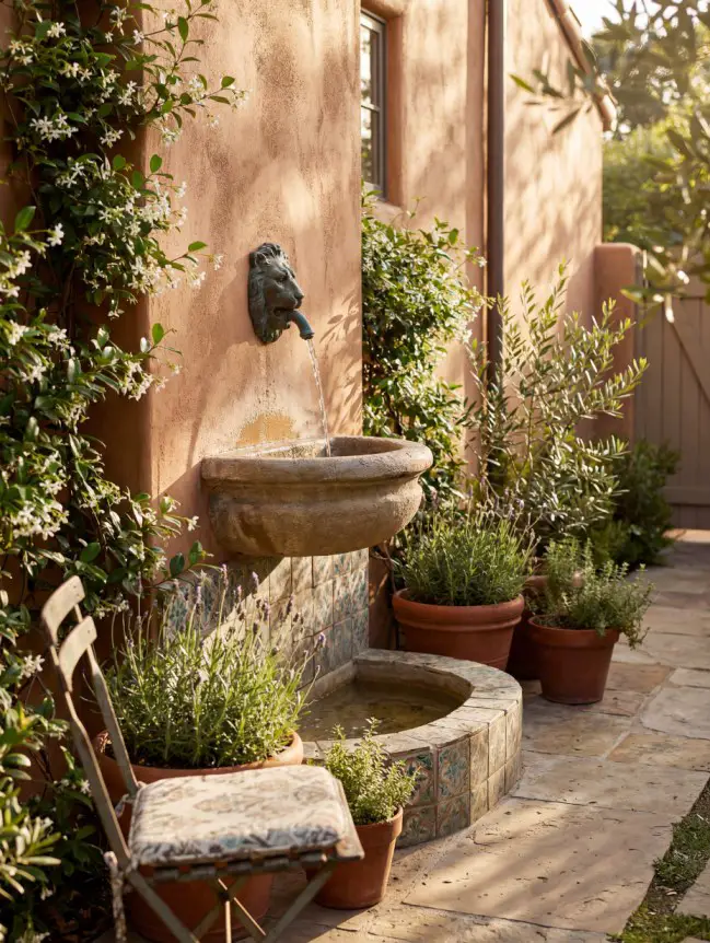 Backyard Garden Fountain Ideas