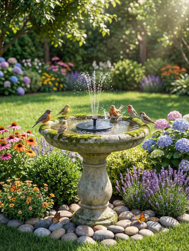 Backyard Garden Fountain Ideas