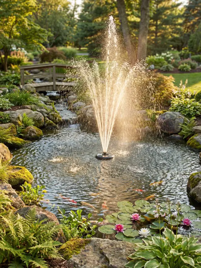 Backyard Garden Fountain Ideas