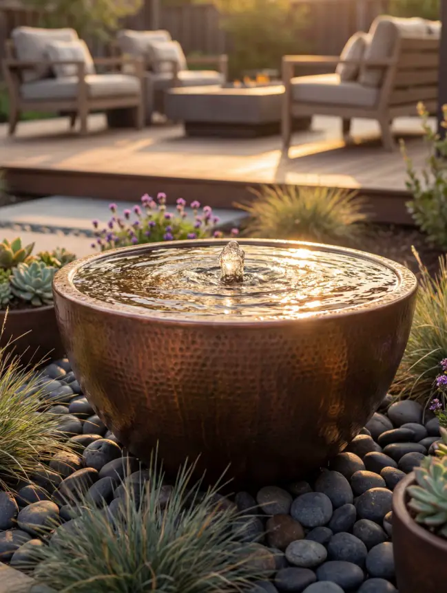 Backyard Garden Fountain Ideas