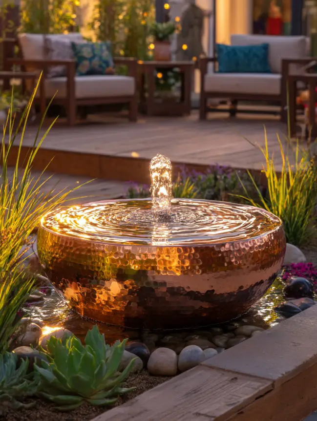 Backyard Garden Fountain Ideas