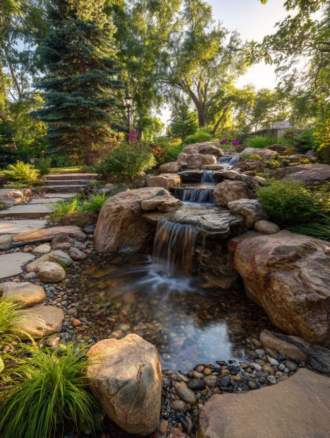 Backyard Garden Fountain Ideas