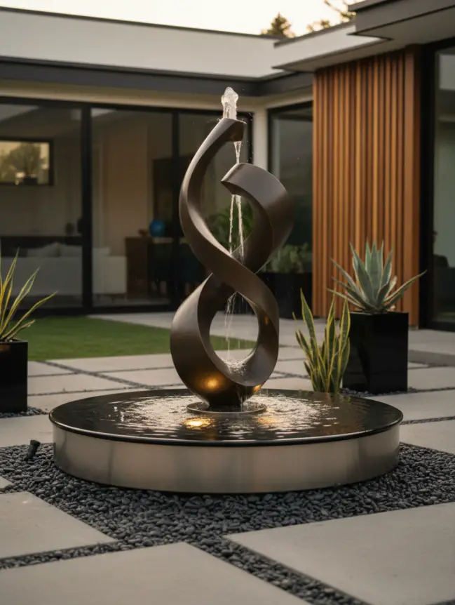 Backyard Garden Fountain Ideas