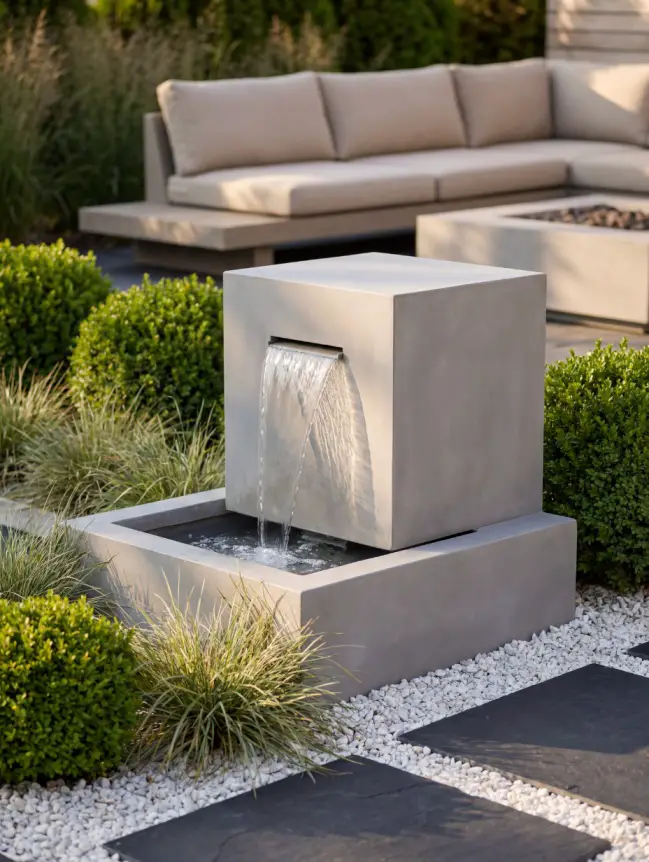 Backyard Garden Fountain Ideas
