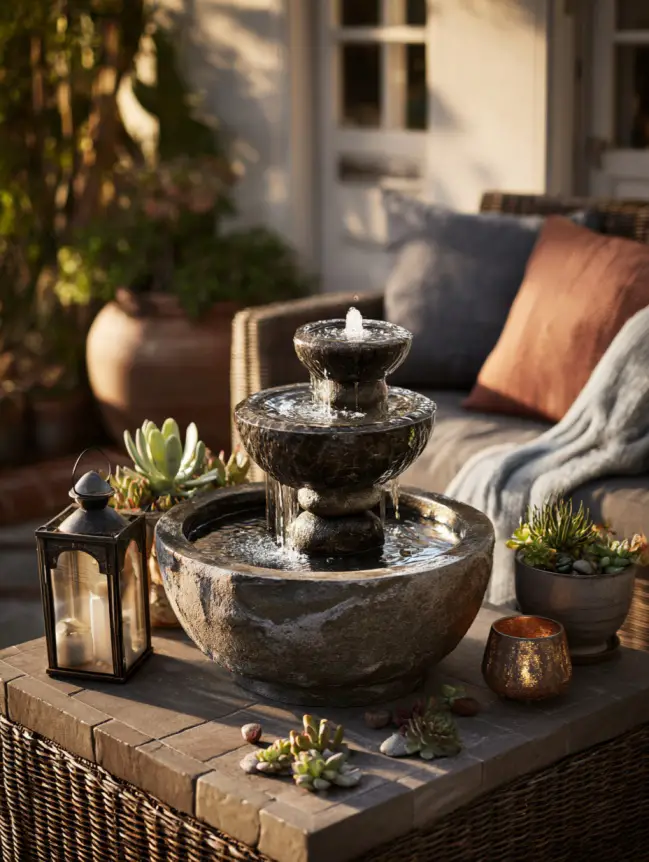 Backyard Garden Fountain Ideas