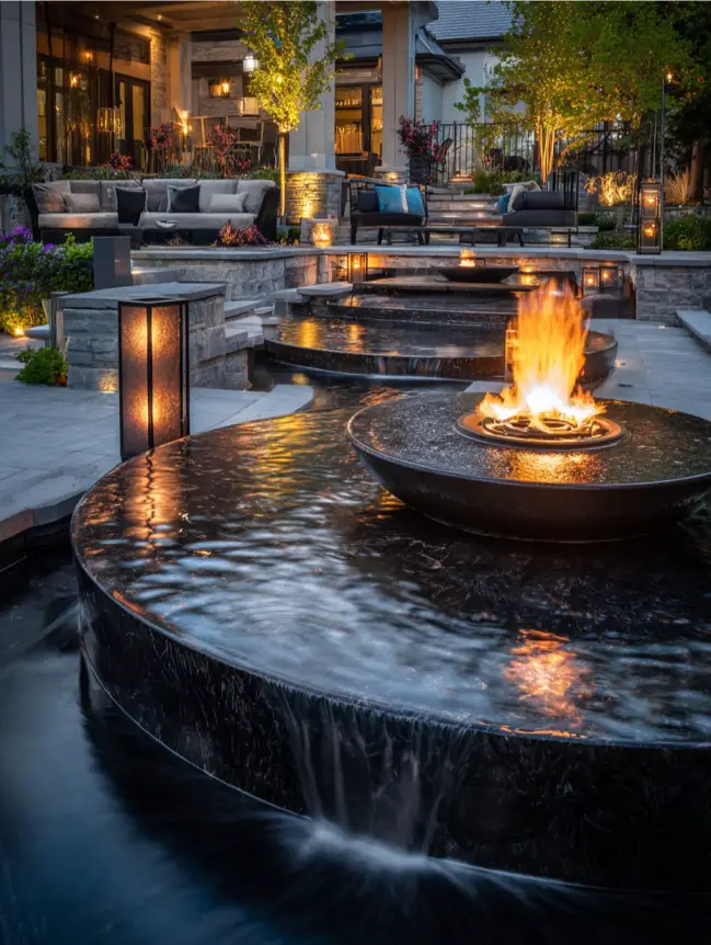 Backyard Garden Fountain Ideas