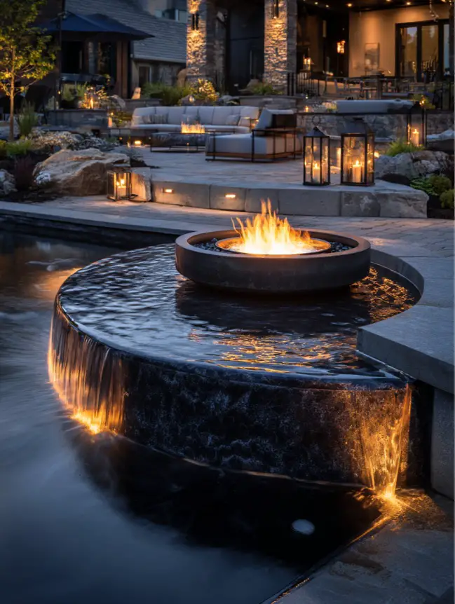 Backyard Garden Fountain Ideas
