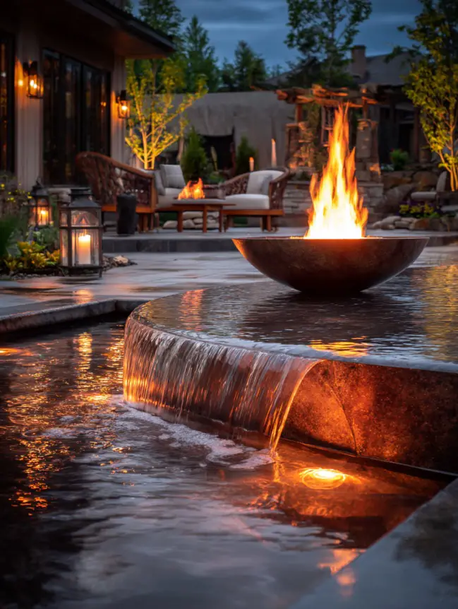 Backyard Garden Fountain Ideas