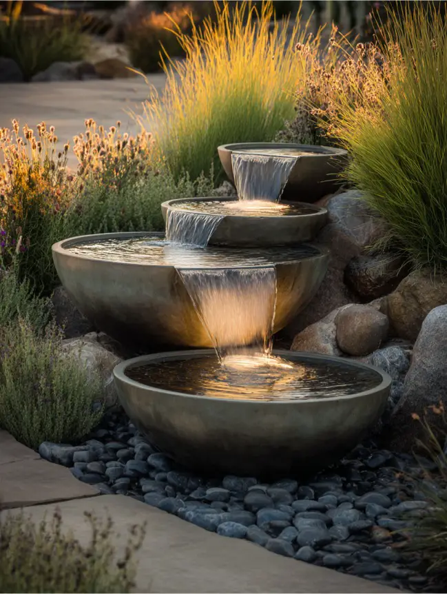 Backyard Garden Fountain Ideas