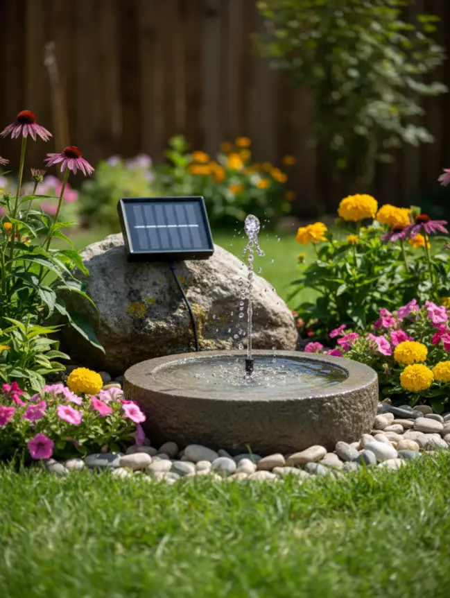Backyard Garden Fountain Ideas