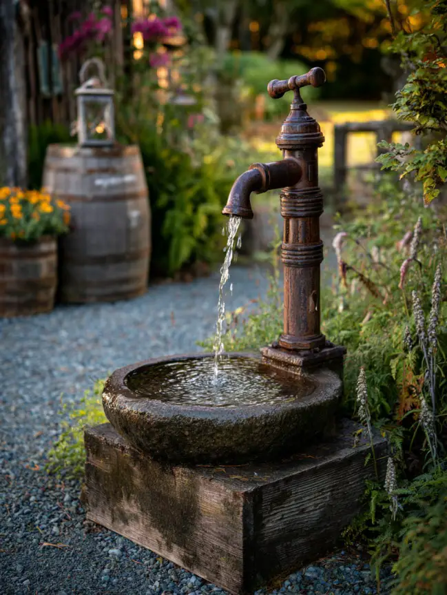 Backyard Garden Fountain Ideas