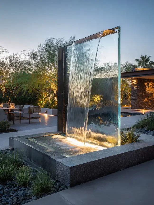 Backyard Garden Fountain Ideas