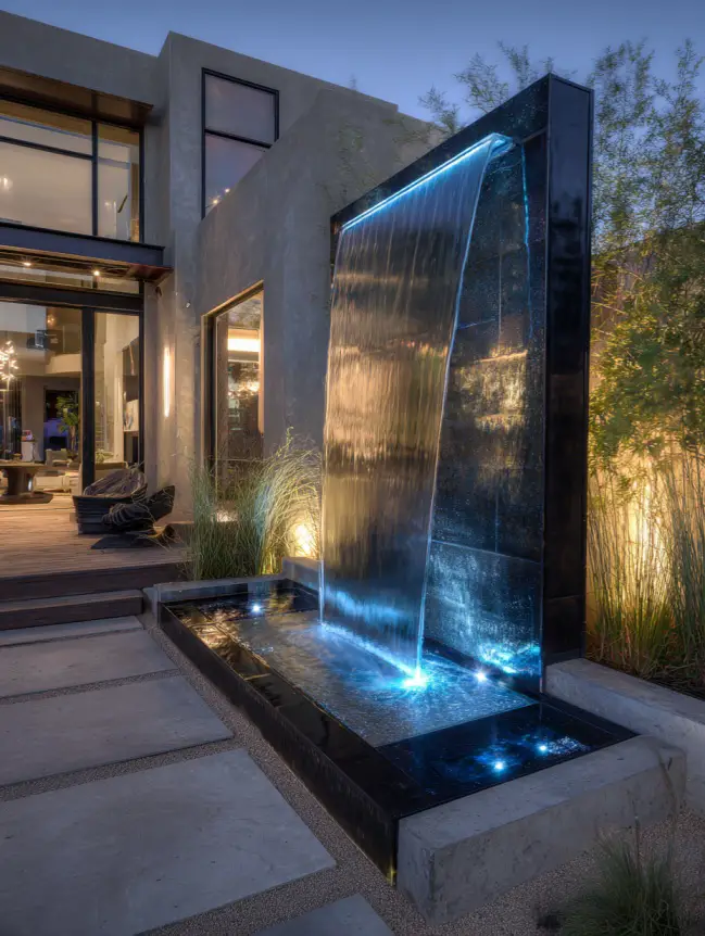 Backyard Garden Fountain Ideas