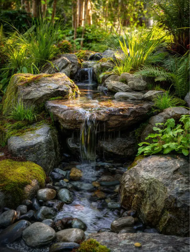 Backyard Garden Fountain Ideas