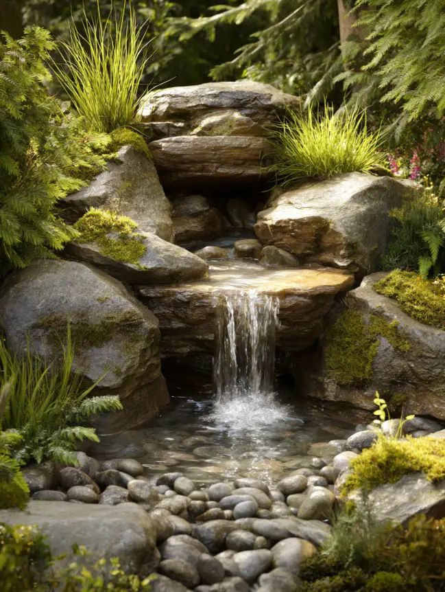 Backyard Garden Fountain Ideas