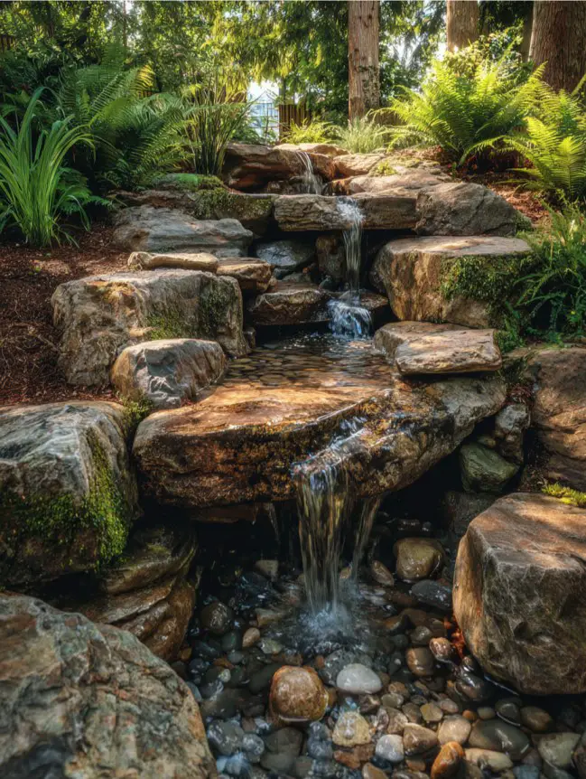 Backyard Garden Fountain Ideas