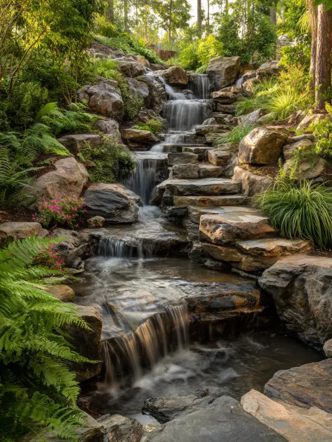 Backyard Garden Fountain Ideas