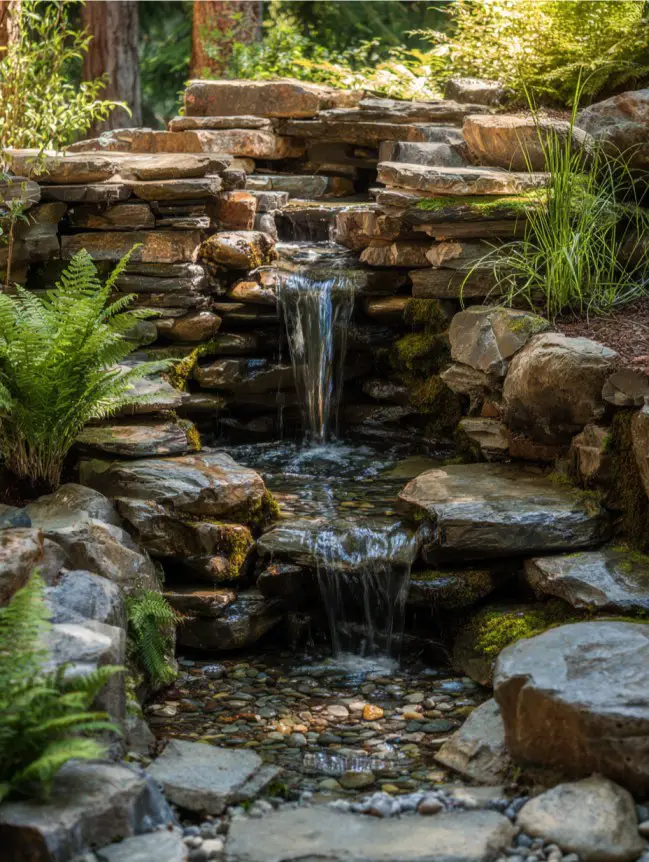 Backyard Garden Fountain Ideas