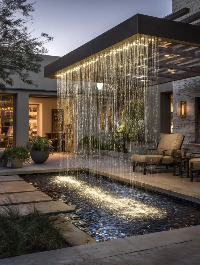 Backyard Garden Fountain Ideas