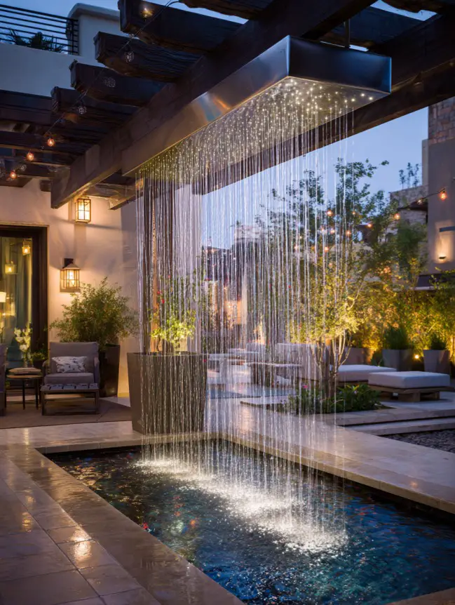 Backyard Garden Fountain Ideas