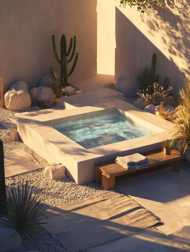 Modern Small Backyard Plunge Pool Ideas