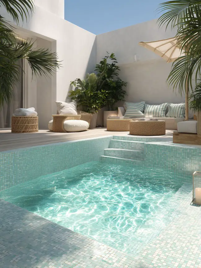 Modern Small Backyard Plunge Pool Ideas