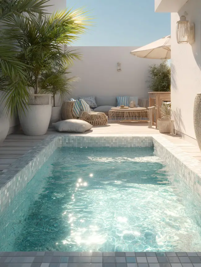 Modern Small Backyard Plunge Pool Ideas