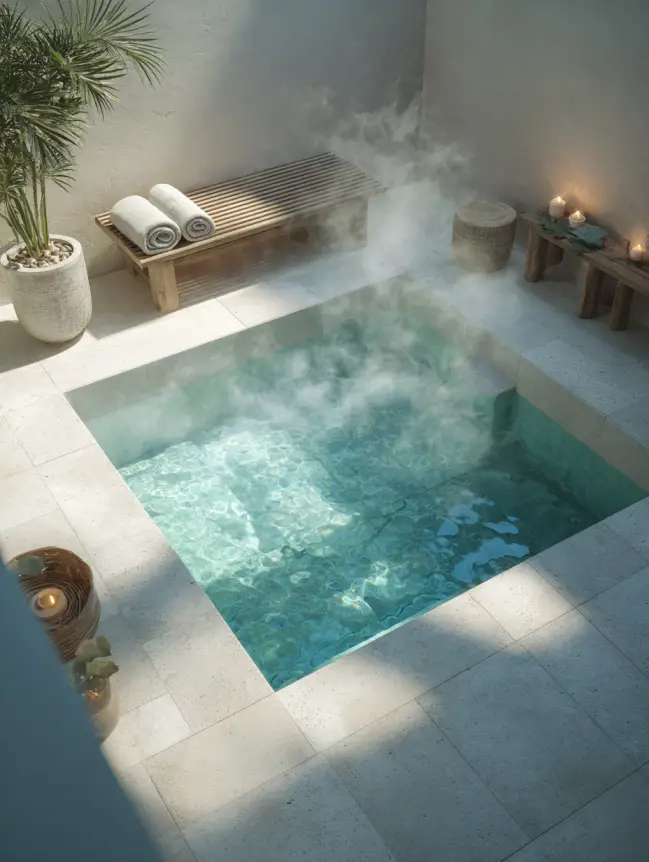 Modern Small Backyard Plunge Pool Ideas