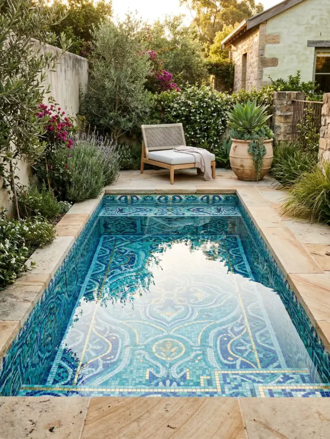 Modern Small Backyard Plunge Pool Ideas