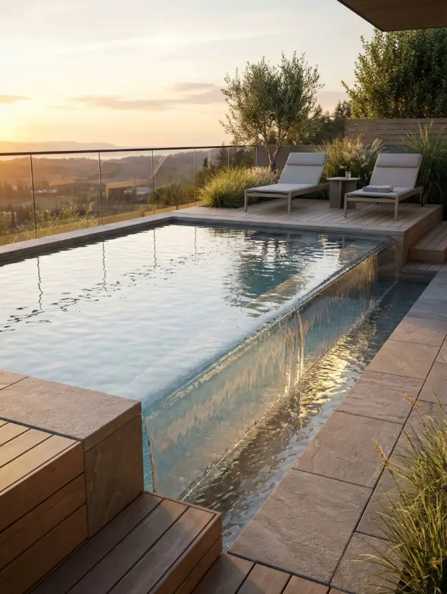 Modern Small Backyard Plunge Pool Ideas