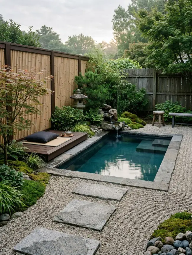 Modern Small Backyard Plunge Pool Ideas