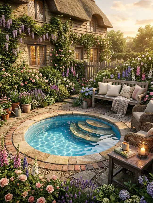 Modern Small Backyard Plunge Pool Ideas