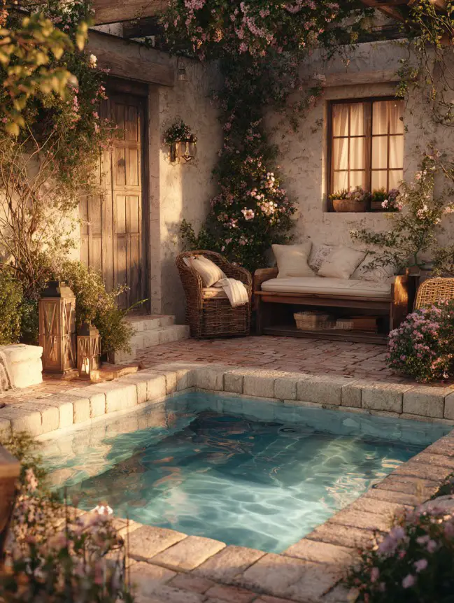 Modern Small Backyard Plunge Pool Ideas