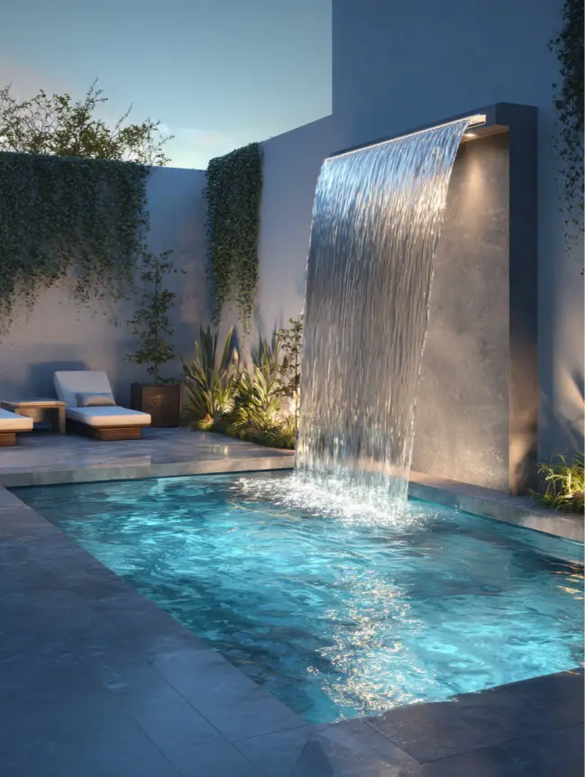 Modern Small Backyard Plunge Pool Ideas