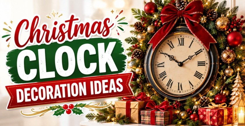 Christmas Clock Decoration Ideas