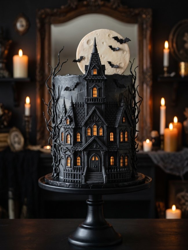 Eggless Halloween Cakes